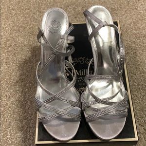 Women’s silver heels